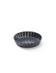 DE BUYER Round Fluted Non-Stick Steel Tartlet Mold - 2 Sizes