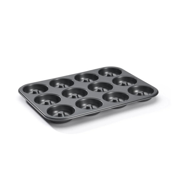 DE BUYER Non-Stick Steel 12-Mini Savarin Pan