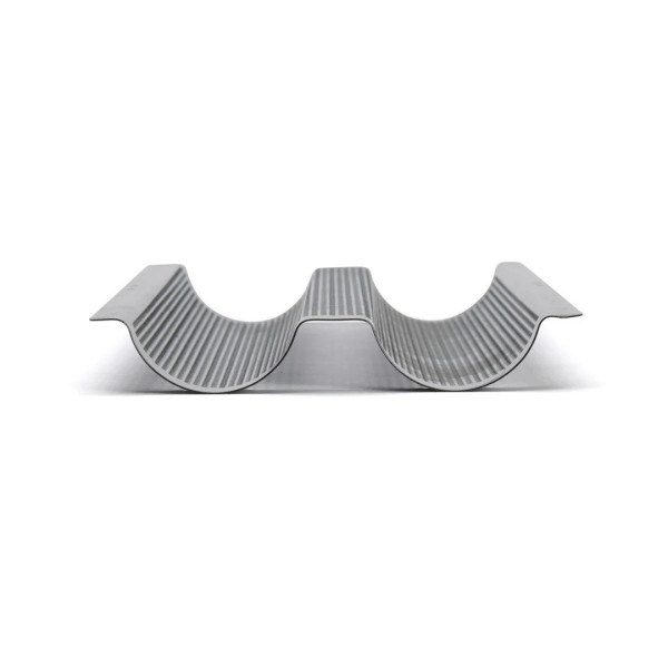 DE BUYER Perforated Baking Tray for 2 Baguettes in Steel