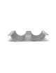 DE BUYER Perforated Baking Tray for 2 Baguettes in Steel