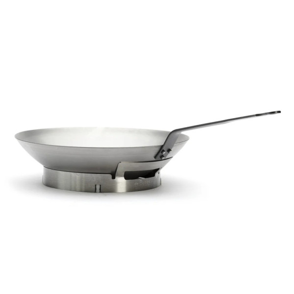DE BUYER Stainless Steel Half-Spherical Wok Stand