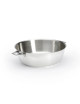 DE BUYER Milady 24cm Stainless Steel Domed Sauté Pan with Removable TWISTY Handle
