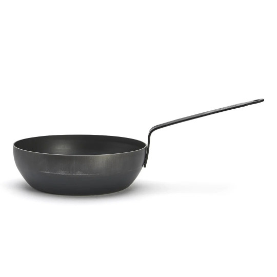DE BUYER Blue Carbon Sauté Pan in Steel Sheet - 2 Sizes