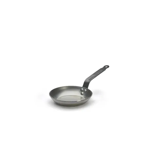 DE BUYER Carbon Plus Round Frying Pan in Steel Sheet - 7 Sizes