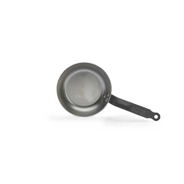 DE BUYER Carbon Plus Round Frying Pan in Steel Sheet - 7 Sizes