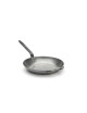DE BUYER Carbone Plus Round Frying Pan with Handle in Steel Sheet - 3 Sizes
