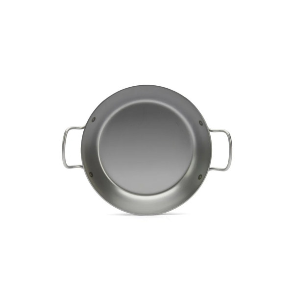 DE BUYER Carbone Plus Round 2-Handled Frying Pan in Steel Sheet - 6 Sizes