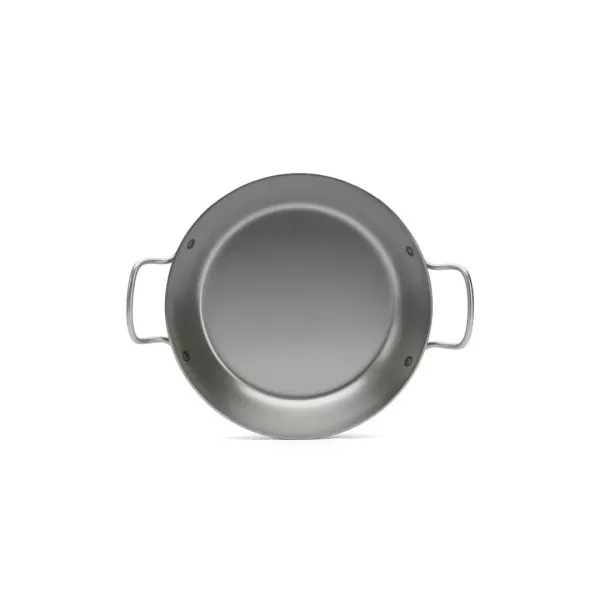 DE BUYER Carbone Plus Round 2-Handled Frying Pan in Steel Sheet - 6 Sizes