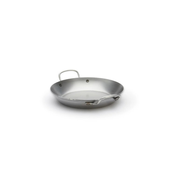 DE BUYER Carbone Plus Round 2-Handled Frying Pan in Steel Sheet - 6 Sizes