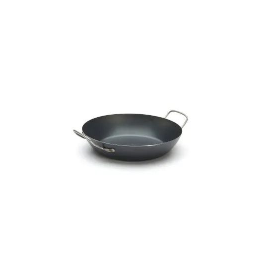 DE BUYER La Lyonnaise Paella Pan in Steel Sheet - 5 Sizes