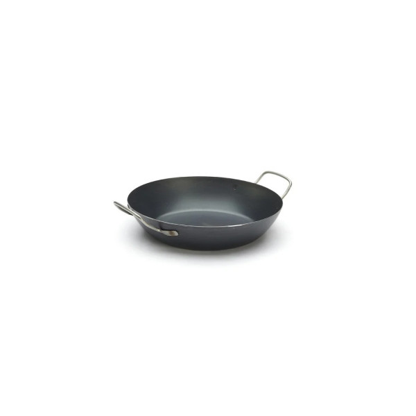 DE BUYER La Lyonnaise Paella Pan in Steel Sheet - 5 Sizes