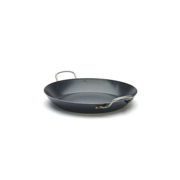 DE BUYER La Lyonnaise Paella Pan in Steel Sheet - 5 Sizes
