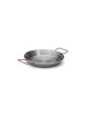 DE BUYER La Lyonnaise hammered-bottom paella pan in sheet steel - 4 sizes