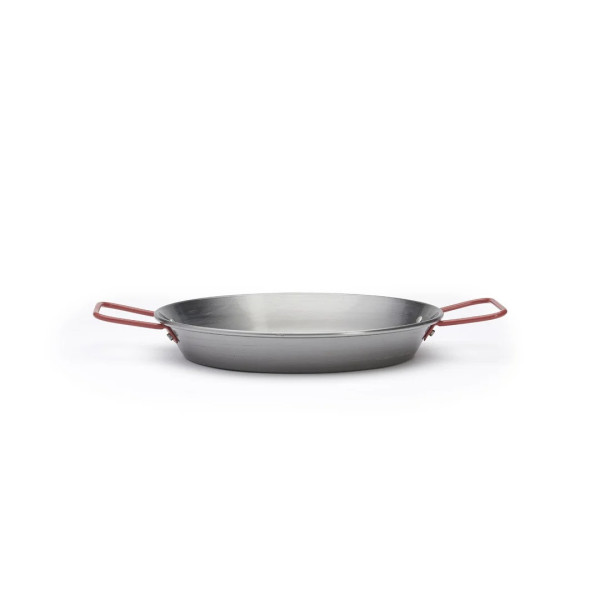 DE BUYER La Lyonnaise hammered-bottom paella pan in sheet steel - 4 sizes