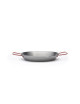 DE BUYER La Lyonnaise hammered-bottom paella pan in sheet steel - 4 sizes