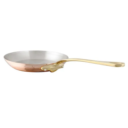 MAUVIEL Elégance Round Copper Frying Pan - 2 Sizes