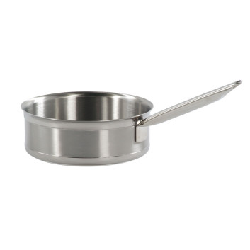 MATFER Tradition Straight Sauté Pan in Stainless Steel - 4 Sizes