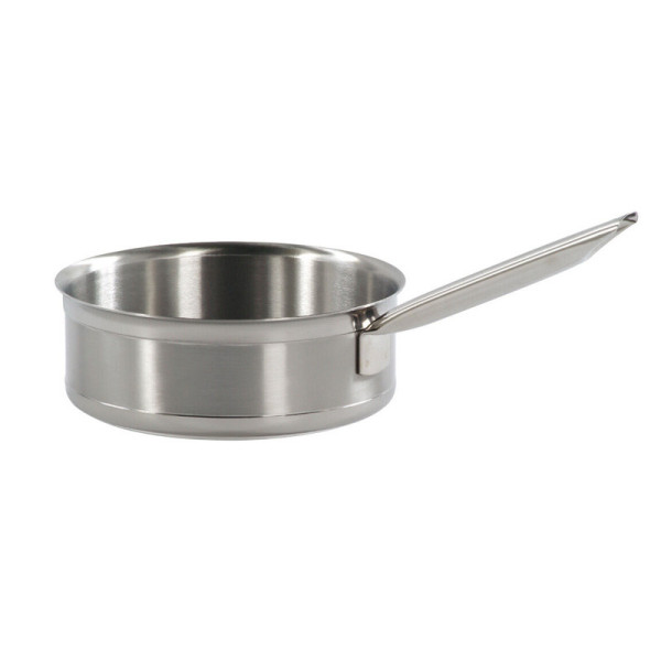 MATFER Tradition Straight Sauté Pan in Stainless Steel - 4 Sizes