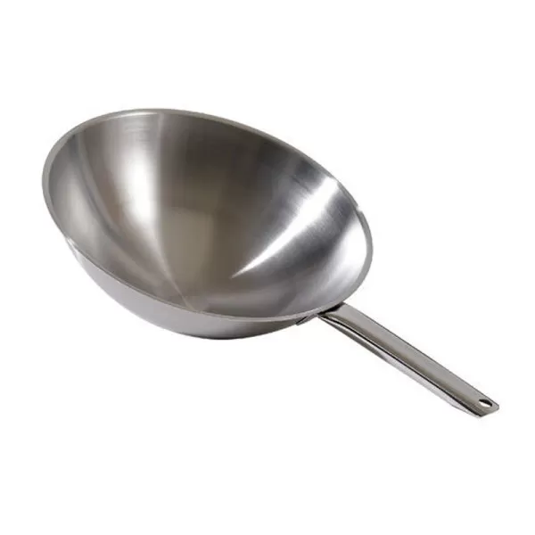 MATFER Tradition Stainless Steel Wok - 2 Sizes