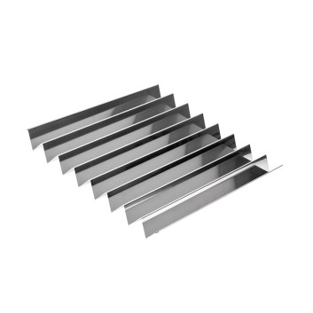MATFER Wolf Tooth Baking Sheet with 35mm Gutters in Stainless Steel, 28x30cm