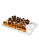 MATFER Tulip Cup Tray, 7cm Cells, Stainless Steel, 56x36cm
