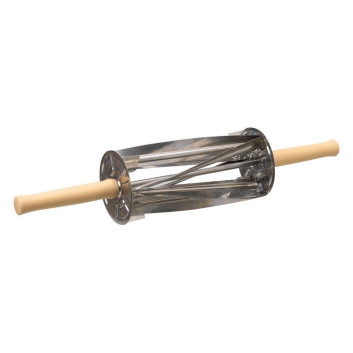 MATFER Stainless Steel Triangle Croissant Cutter Roller 21x9.7cm