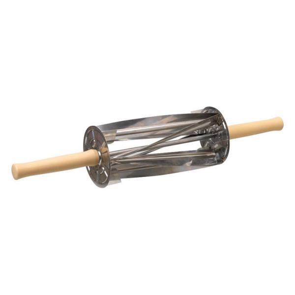 MATFER Stainless Steel Triangle Croissant Cutter Roller 21x9.7cm