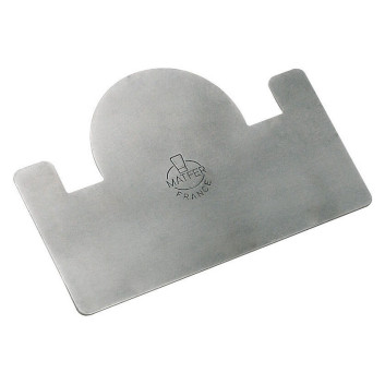 MATFER Stainless Steel Log Scraper 12x8cm for 8cm Gutters