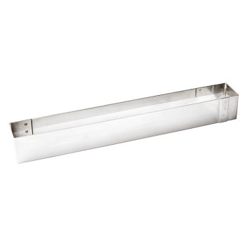 MATFER Square Stainless Steel Log Frame 57x7x7cm