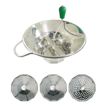 MATFER Tin-Plated Vegetable Mill No. 3 with 3 Grids