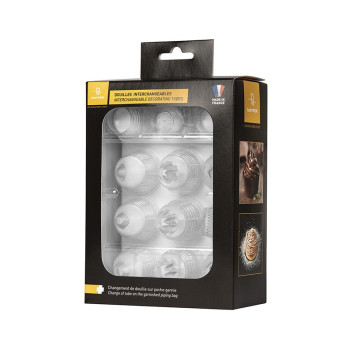 MATFER Box of 10 interchangeable copolyester nozzles