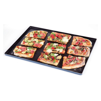 MATFER BOURGEAT Non-Stick Aluminum Baking Sheet with Straight Edges, 60x40cm
