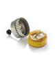 MATFER Round Fluted Stainless Steel Cutter, 9cm