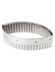 MATFER Oval Fluted Stainless Steel Cutter, 16cm