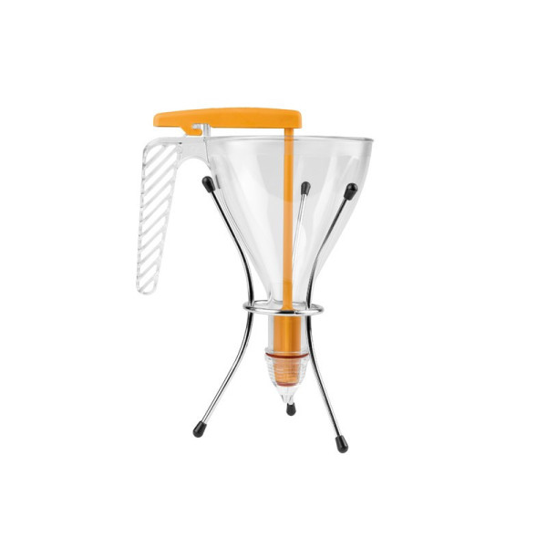 MATFER Graduated Funnel with Piston, Transparent Copolyester Stand and 1 Nozzle