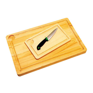 MATFER Beech Wood Cutting Board with Gully - 2 Sizes