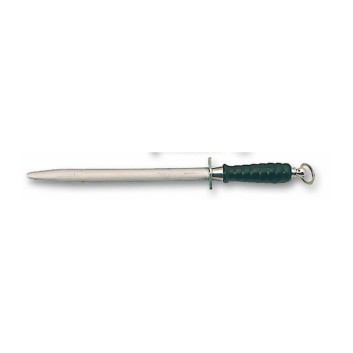 MATFER Butcher's Sharpening Steel, Fine Cut, Oval Bit, 30cm