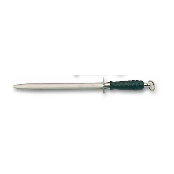 MATFER Butcher's Sharpening Steel, Fine Cut, Oval Bit, 30cm