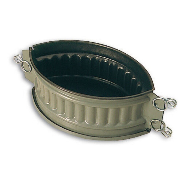 MATFER Oval Ribbed Steel Pâté en Croute Mold - 3 Sizes