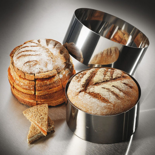 MATFER Surprise Bread Ring in Stainless Steel, Height 9cm - 4 Sizes