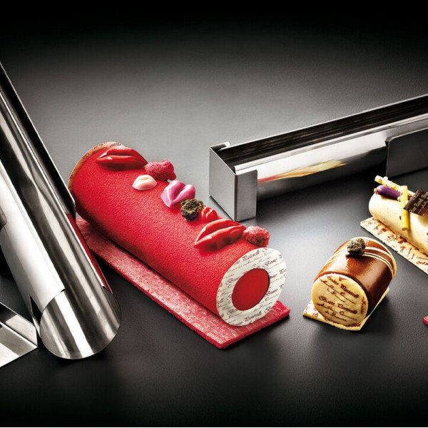 MATFER Finger Stainless Steel Yule Log Mold 56.5cm - 3 Sizes