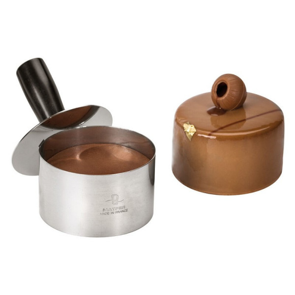 MATFER Dessert Tamper with Stainless Steel Handle - 6 Sizes