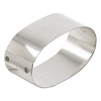 MATFER Set of 4 oval-shaped stainless steel nuns, 7x4x3cm
