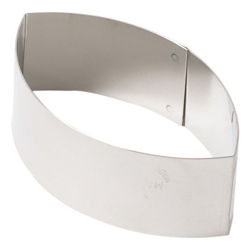 MATFER Set of 4 pointed oval stainless steel nuns, 8.8 x 5 x 3 cm