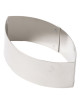 MATFER Set of 4 pointed oval stainless steel nuns, 8.8 x 5 x 3 cm