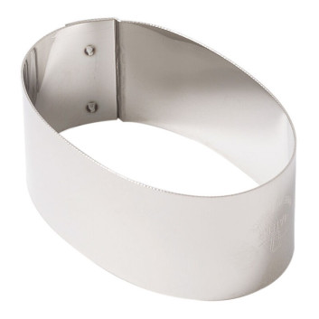 MATFER Set of 4 Rounded Oval Stainless Steel Nuns, 7.5x4.5x3cm