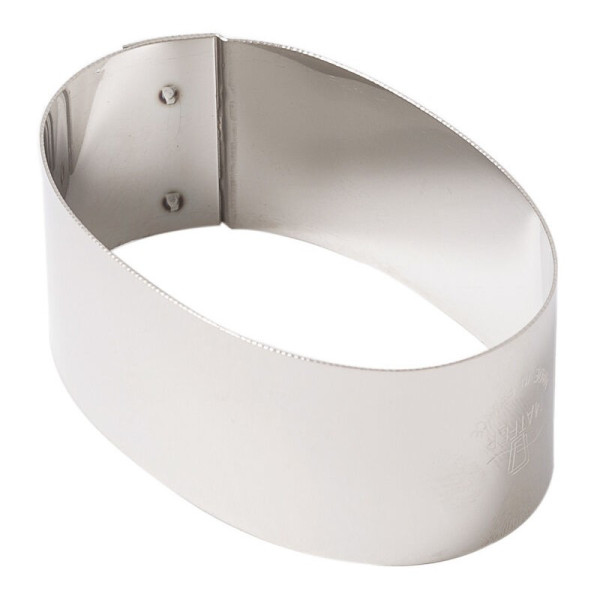 MATFER Set of 4 Rounded Oval Stainless Steel Nuns, 7.5x4.5x3cm