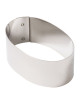 MATFER Set of 4 Rounded Oval Stainless Steel Nuns, 7.5x4.5x3cm