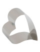 MATFER Set of 4 heart-shaped stainless steel nuns, 7x6x4.5cm