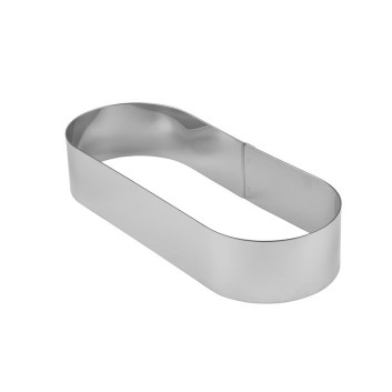 MATFER Mozaïk Oblong Stainless Steel Dessert Ring 28x9x4.5cm